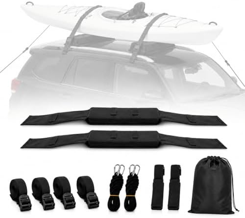 Universal Soft Roof Rack Pads for Rivian R1S Tri-Motor Max Pack AWD 2022-Present by Unknown
