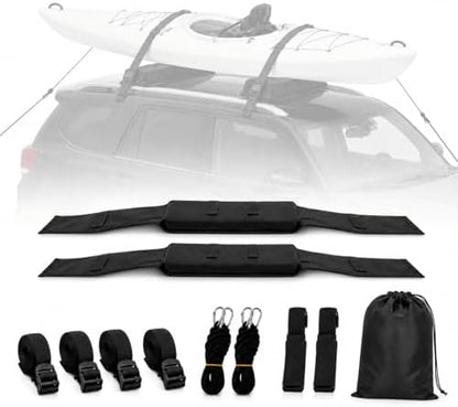 Universal Soft Roof Rack Pads for Rivian R1S Tri-Motor Max Pack AWD 2022-Present by Unknown