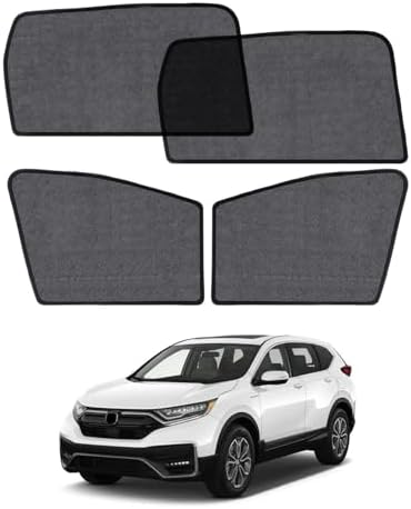 Car Window Shade for Honda CRV 2017-2022, 4 Pack Magnetic Mesh Sun Shades for by Unknown