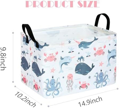 MAIZMZ Cute Storage Basket Gifts Basket Toys Organizer Waterproof Kids Hamper - Image 6