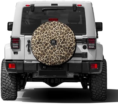 KiuLoam Hipster Leopard Cheetah Print Spare Tire Cover by KiuLoam