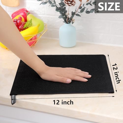 Homaxy 100% Cotton Waffle Weave Kitchen Dish Cloths 18-Pack - Image 5
