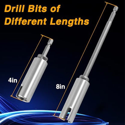EVRBUL Stainless Steel Scissor Jack Slotted Drill Adapter T-Slot Drill - Image 3