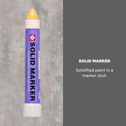 Sakura Solid Paint Markers, Fluorescent Orange, 3 Pack - Image 2