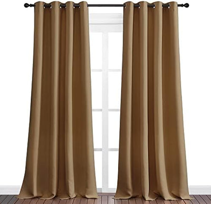 NICETOWN Sleek Blackout Curtains 96 inches Length - Image 2
