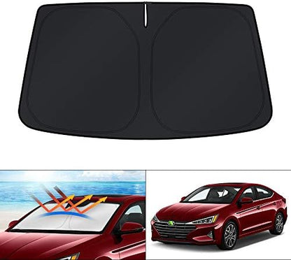 KUST Windshield Sun Shade for Hyundai Elantra 2017 2018 2019 2020 Accessories by KUST