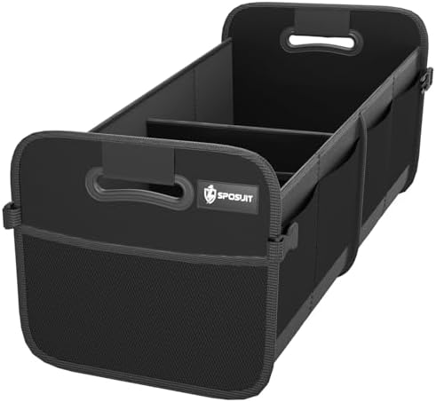 Sposuit Trunk Organizer for Car - 55L Collapsible Sturdy Car Storage by Sposuit
