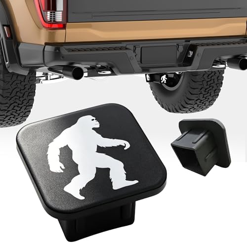 Trailer Hitch Cover Sasquatch Walking Square 2 Inch Receiver Tube Plug Cover - Image 4