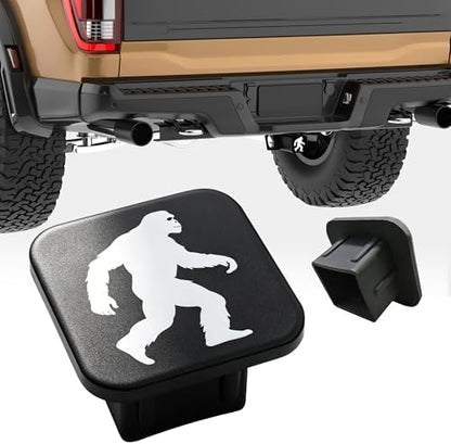Trailer Hitch Cover Sasquatch Walking Square 2 Inch Receiver Tube Plug Cover - Image 4