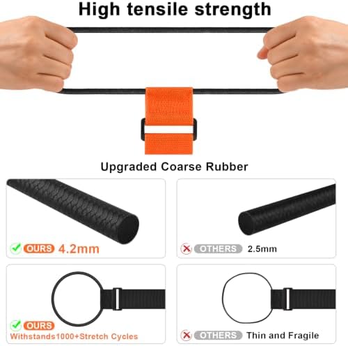 2 Pack Luggage Straps for Suitcases, Add a Bag Bungee Elastic Belt to Secure - Image 3