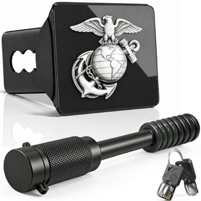 Marine Corps Eagle Globe Anchor Trailer Hitch Cover by Unknown