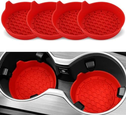 SINGARO Car Cup Holder Coaster, Silicone Cup Holder Insert, Universal Non-Slip by SINGARO