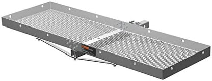 CURT 18100 Tray-Style Trailer Hitch Cargo Carrier, 500 lbs. Capacity, 60-Inch x - Image 2