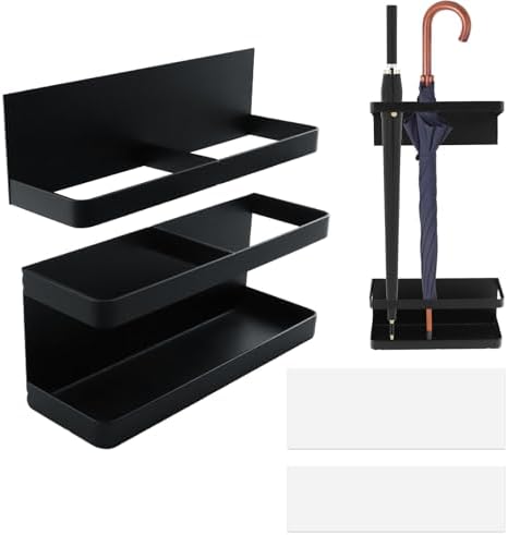 Bitray Umbrella Stand Holder Metal Wall Mounted Umbrella Stand - Image 6