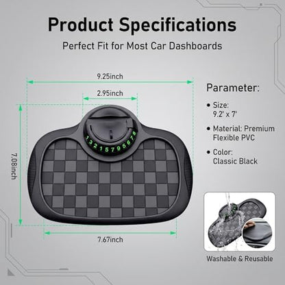 Multifunction Car Anti-Slip Mat, Large Sticky Pad & Rotatable Phone Holder & - Image 2