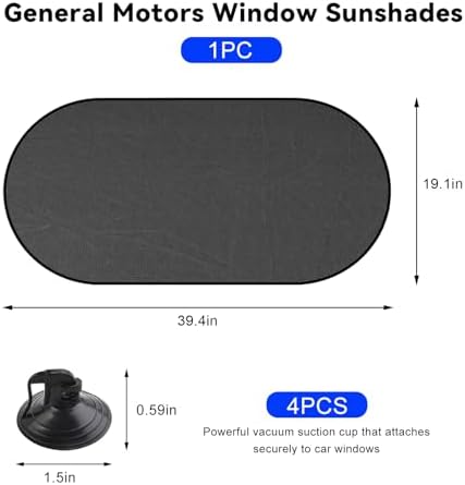 Universal Car Window Shade, UV Rays Protection Automotive Sun Shades - Image 2