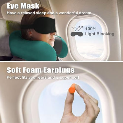 Travel Pillow, Memory Foam Neck Pillow - Image 2