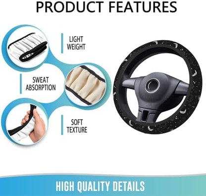 Steering Wheel Cover 15 Inch Breathable Anti Slip - Image 5