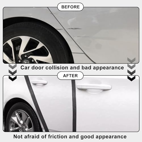 Storystore Car Door Edge Guard, 4 in x 33 Ft Black Door Edge Protector - Image 5