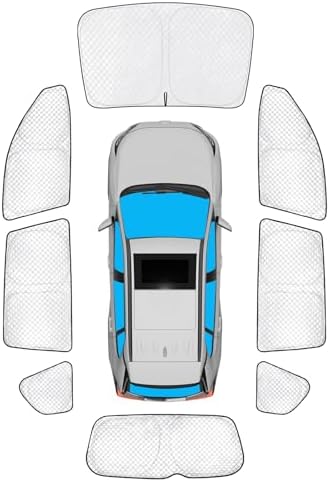 KMF Sun Shade Custom Fit for Toyota RAV4 2006-2012 Accessories, Full Car Window by KMF