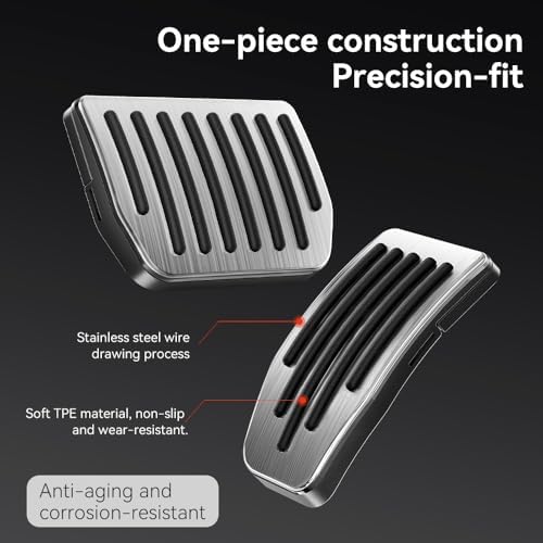 YONZEE Pedal Covers for Tesla Model Y Juniper 2025-2026 and Model 3 Highland - Image 5
