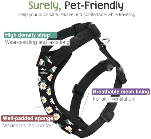 VavoPaw Dog Seat Belt, Safety Vest Dog Car Harness - Image 2