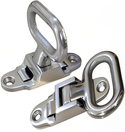 2 Pack Stainless Steel Folding Step, Heavy Duty 304, Non-Slip Tread, Utility by TOOLS