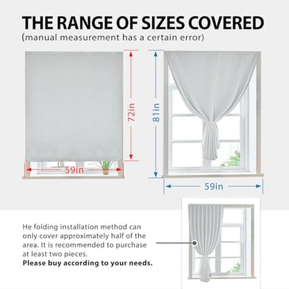 JILRON Magic Tape Stick on Portable Curtains - Image 3