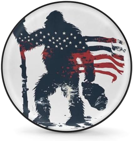 Bigfoot Spare Tire Cover 15in Spare Wheel Covers Tire Storage Cover by YoYoYuchong