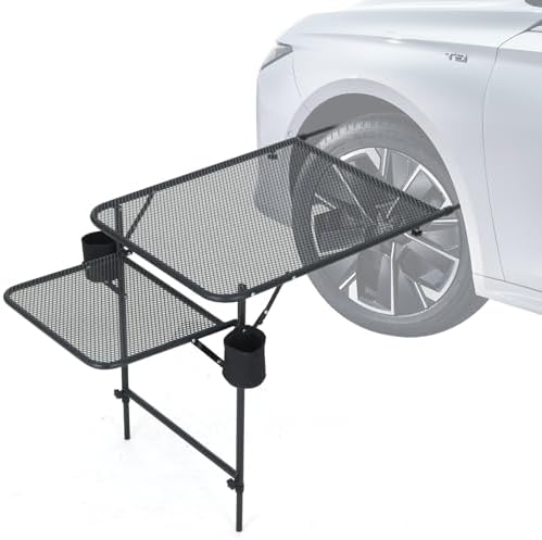 Nice C Metal Camping Table Height Adjustable by NiceC