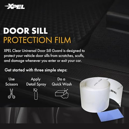 XPEL Clear Universal Door Sill Guard Protection Film, PPF Kit - Image 2
