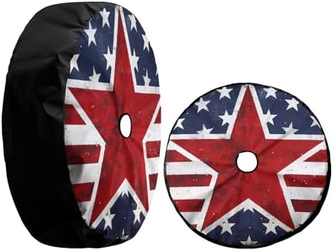 Red Star Flag Spare Tire Cover - Image 3
