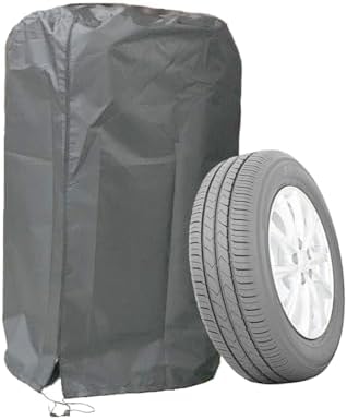 J&C Tire Cover 420D Tire Storage Bag Waterproof Spare Tire Bag Tote Protective by Unknown