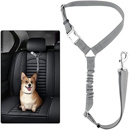 Plutus Pet Dog Seat Belt for Car Headrest, Reflective by PLUTUSPET