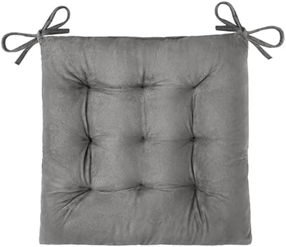 OVOV 1 Pack Chair Cushions for Dining Chairs 15.5"x15.5" Light Grey by OVOV
