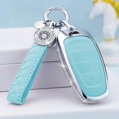 for Hyundai Key Fob Cover with Keychain, 5 Buttons - Image 2