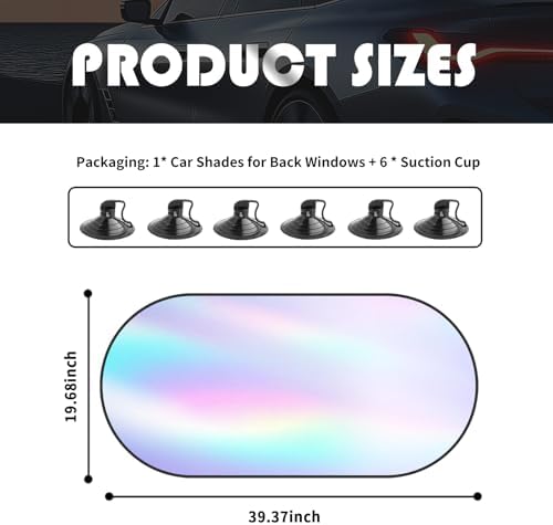 Car Rear Window Sun Shade, 2026 New Back Window Sun Shades - Image 2