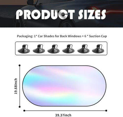 Car Rear Window Sun Shade, 2026 New Back Window Sun Shades - Image 2