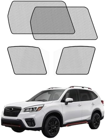 Car Window Shades for Subaru-Forester, 4 Pack Car Window Cover for Baby Sun by Unknown