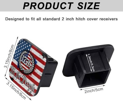 Trailer Hitch Cover 2 Inch Square Receiver Hitch Cover Rubber Tube Plug - Image 2