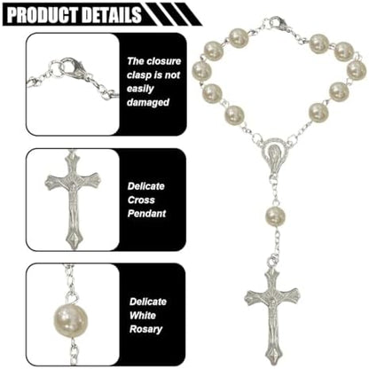 smilfuy 2PCS Car Rosary for Rearview Mirror - Image 3