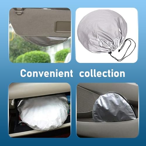 6 PCS Car Window Glass Sunshade Kit, Reflective Full Coverage Windshield & - Image 7