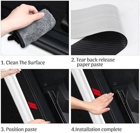 Car Door Sill Protector Fits for Dodge Charger Challenger Durango - Image 6