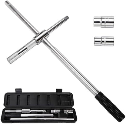 yarlung 25" Extended Lug Wrench, 4 Way Wheel Nut Wrench Set by Yarlung