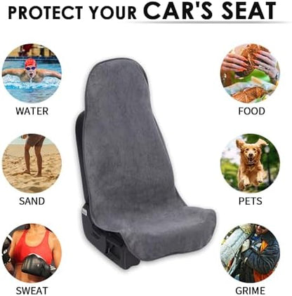 Waterproof Car Seat Cover Universial Fits Car Sweat Towel - Image 7