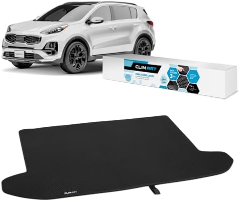 CLIM ART Cargo Liner for Kia Sportage 2017-2022 Custom Fit Trunk Mat, by CLIMART