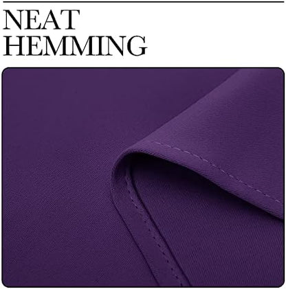NICETOWN Thermal Insulated Blackout Curtains, 34 x 45in, Royal Purple - Image 6