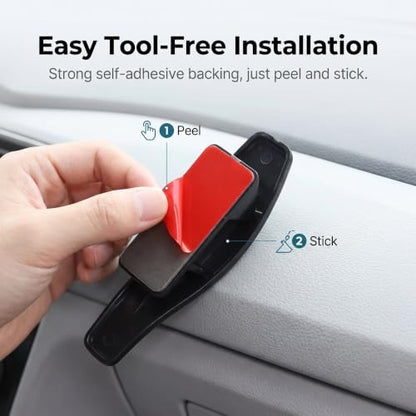 2 PCS Car Trunk Umbrella Holder Clip, Heavy‑Duty ABS Umbrella Fixing Clamp - Image 5