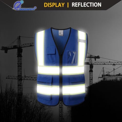 Hi Vis Reflective Safety Vest for Men Women - Image 4