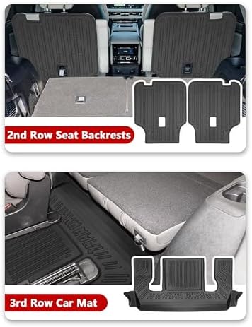 Floor Mat Cargo Liner Backrest Mat Compatible - Image 3